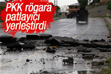 PKK Van'da rögara patlayıcı yerleştirdi