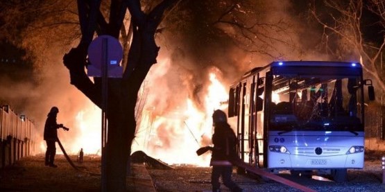 Ankara'da patlamanın ardından yaşananlar