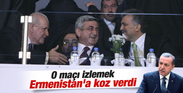 Erdoğan'a göre Gül Erivan'a giderek karşı tarafa koz verdi
