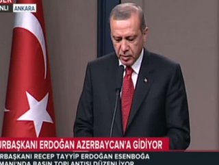 Erdoğan'dan Azerbaycan ziyareti öncesi açıklama