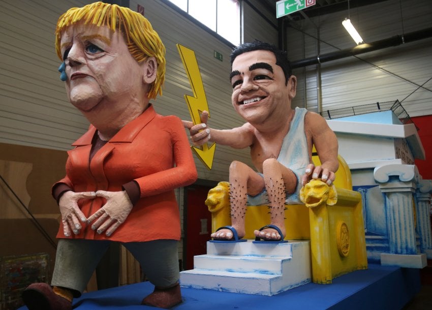 Alman karnavalı için hazırlanan Erdoğan karikatürü