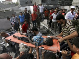Gazze'de ölen sayısı bin 216'ya yükseldi