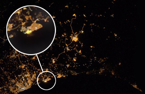 Alman astronot Gazze katliamını uzaydan görüntüledi