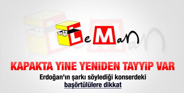 Leman'ın kapağında şarkıcı Erdoğan var