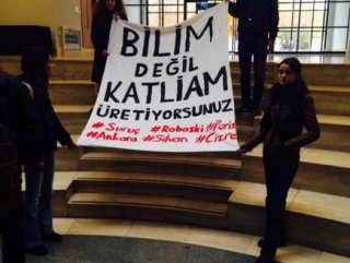 ODTÜ öğrencileri yerli üretimi protesto etti