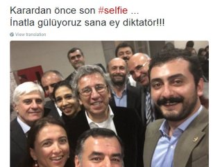 CHP'li vekillerin Can Dündar selfie'si