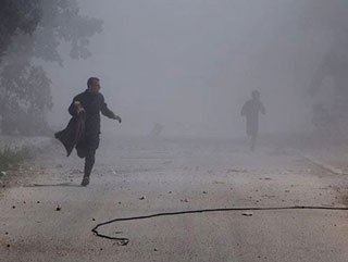 Şam'da zehirli gaz kullanıldı iddası