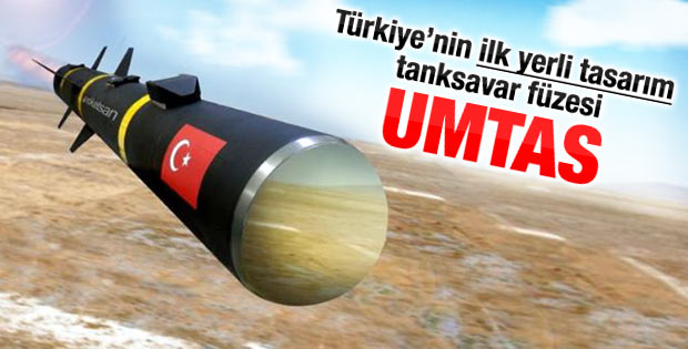 Türkiye'nin ilk yerli tanksavar füzesi 