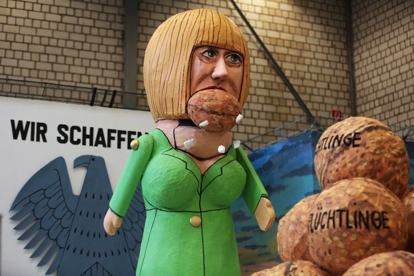 Alman karnavalı için hazırlanan Erdoğan karikatürü