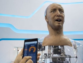 İnsansı robot Han Hong Kong'da görücüye çıktı