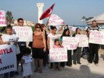 Mersinlilerden Suriyeli çocuğa cinsel tacize protesto