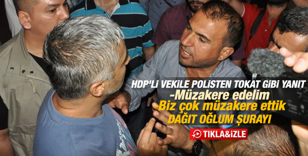 Batman'da HDP'liler ile polis arasında gerginlik
