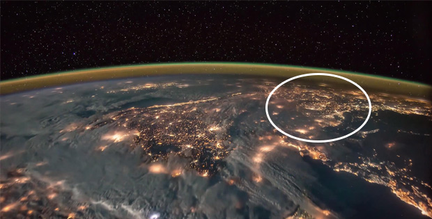 İngiliz astronot Türkiye'nin uzaydan görüntüsünü paylaştı